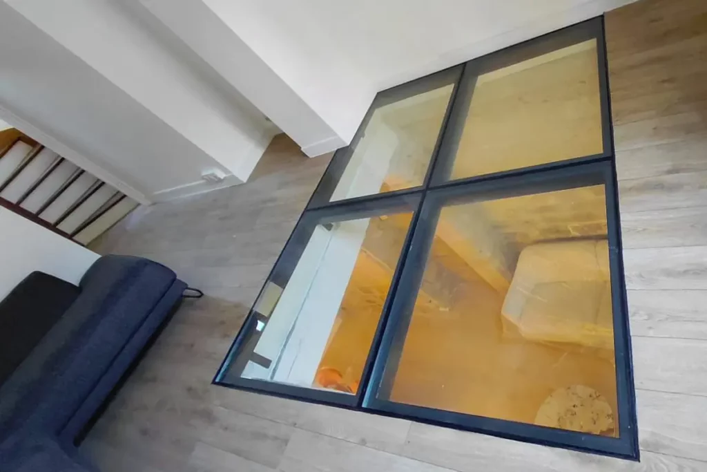 pose plancher de verre oise