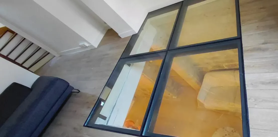 pose plancher de verre oise