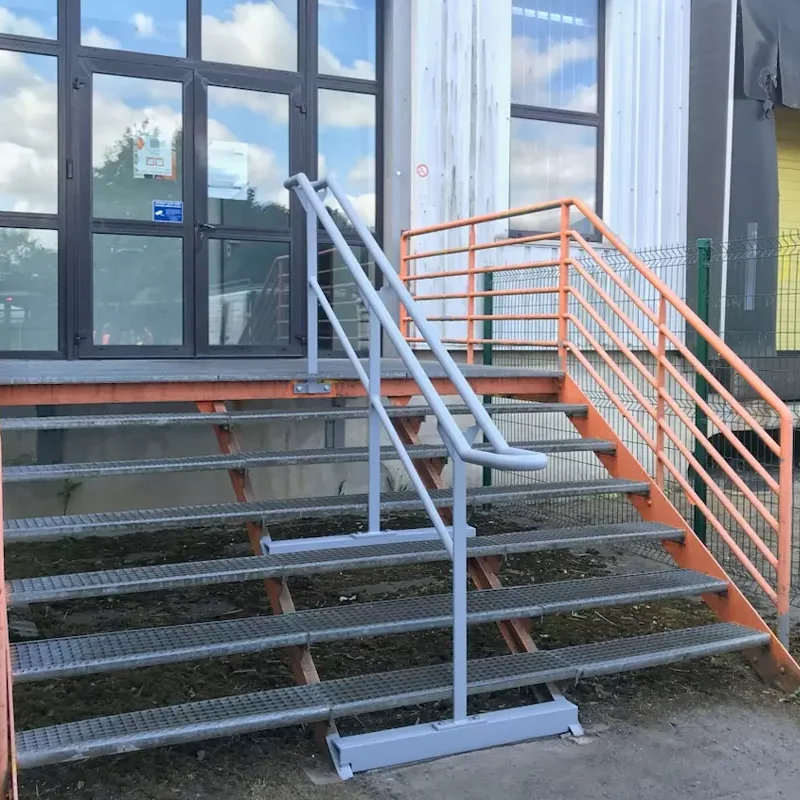 Main courante d’escalier en acier galvanisé oise