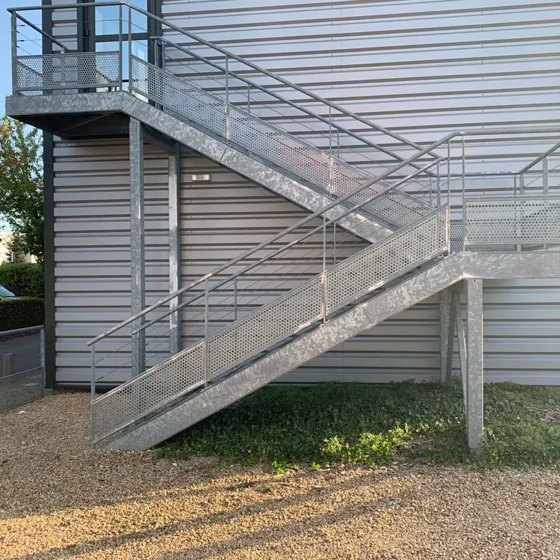 passerelle galvanisée oise