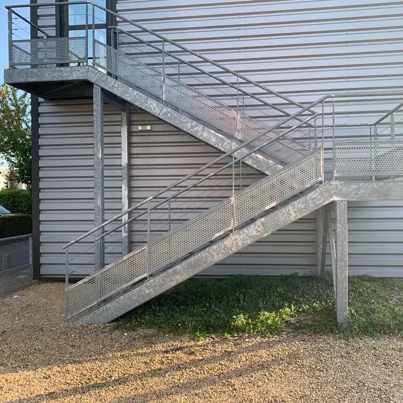 passerelle galvanisée oise